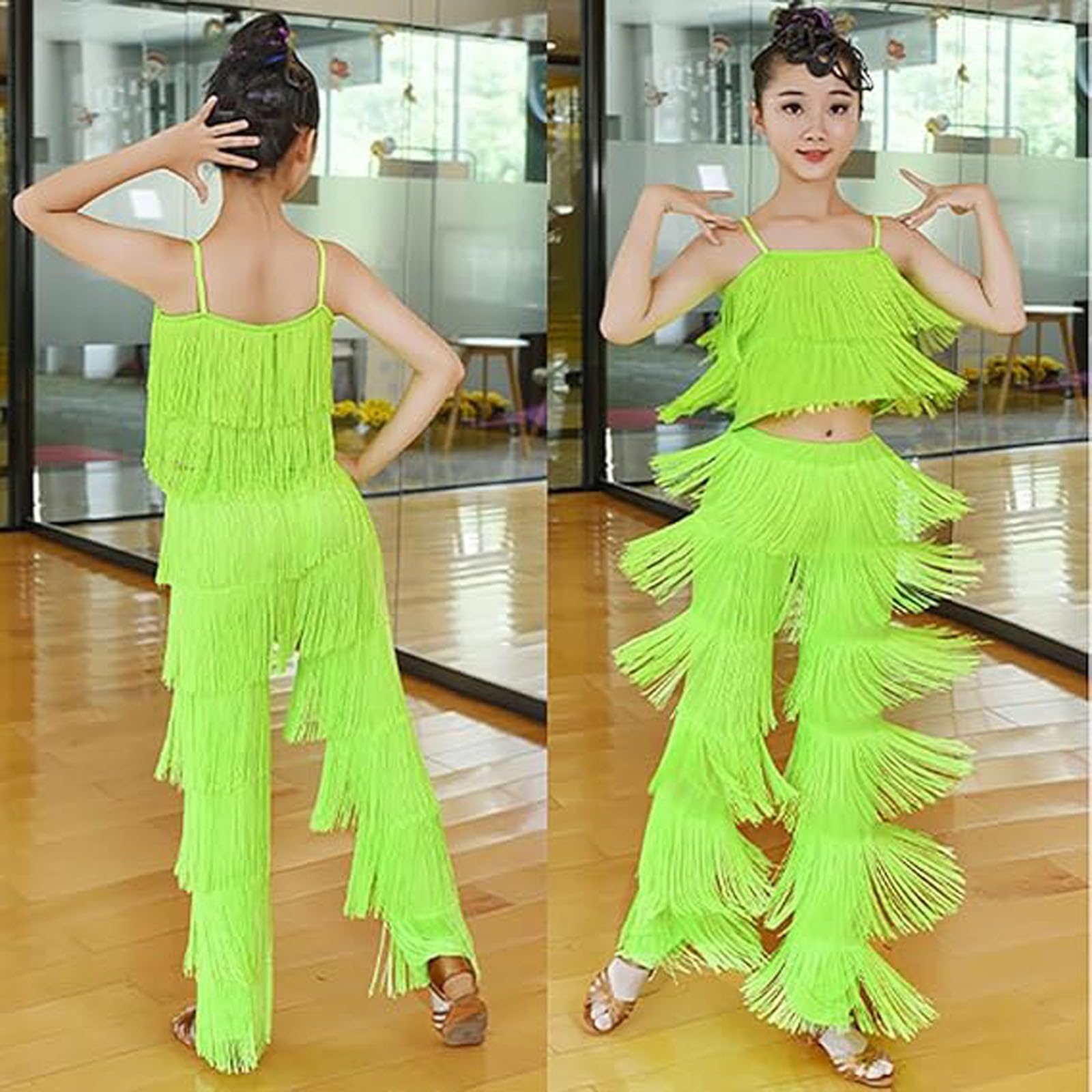 Niñas Conjuntos de Ropa Verano Camiseta sin Mangas y Pantalones Sueltos Traje Casual Cortos Moda Festiva bebé niña Dos Piezas 1020 Primavera#G