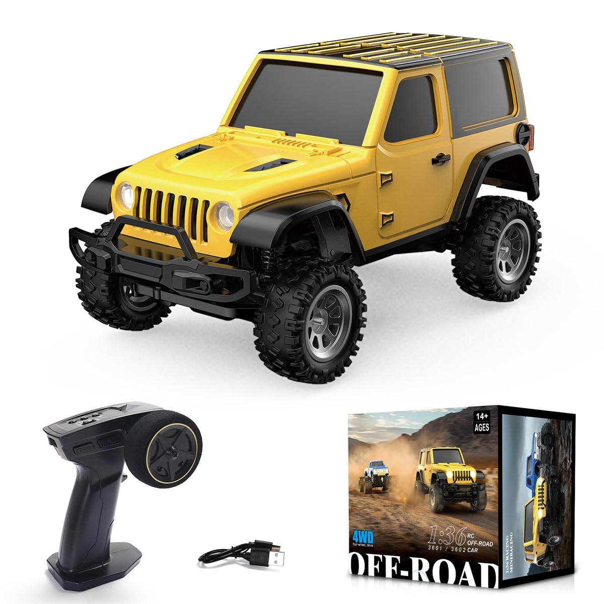 Amazon.co.jp: Toyvanta 1/36スケール 2.4G 4WD フルプロポーショナル