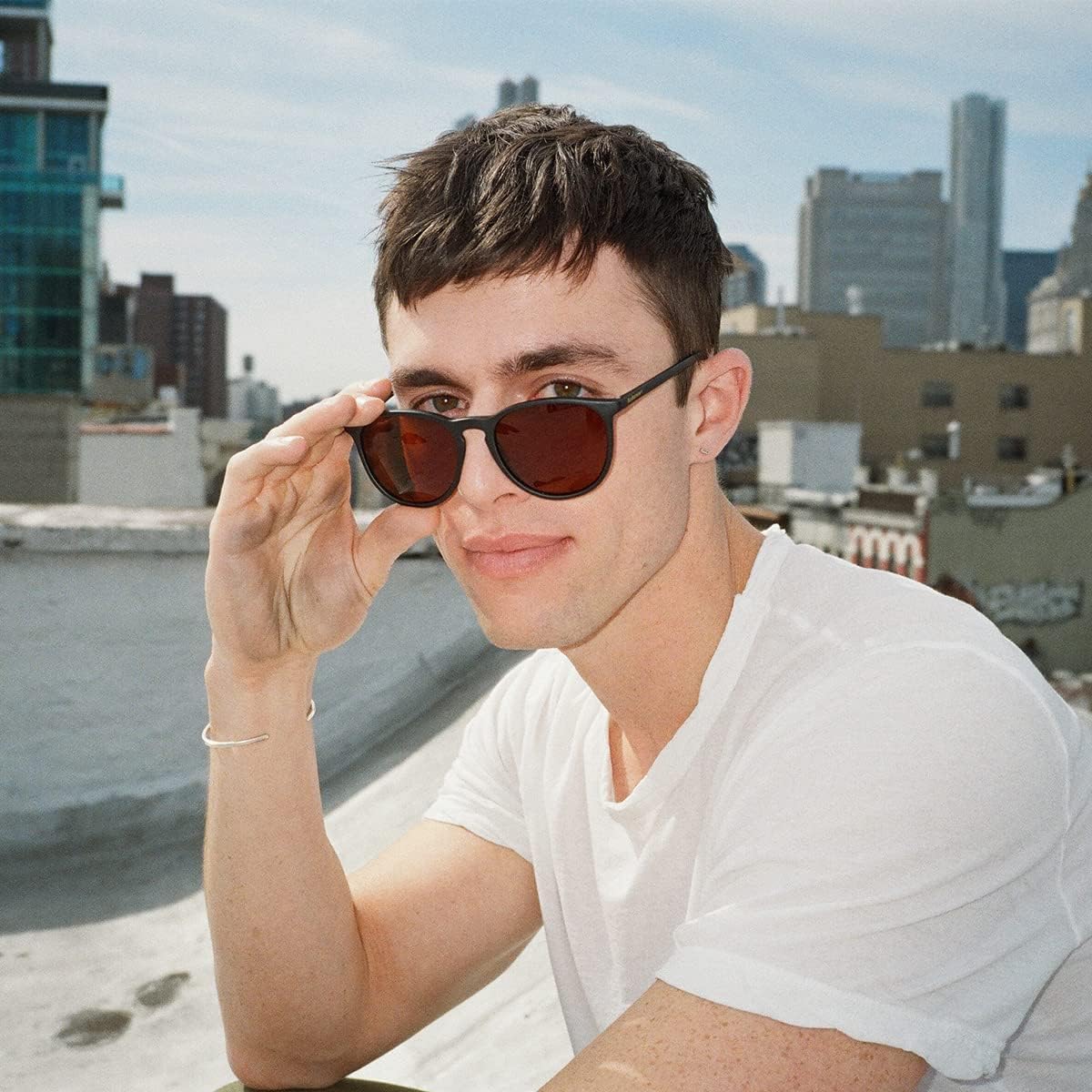 BluBlocker, Black Hyde Park Sunglasses with Scratch Resistant Lens | Blocks 100% of Blue Light and UVA & UVB Rays | Gender Neutral - for Men, Women & Everyone | 2907K | Blue Light Glasses | Sunglasses - Image 2