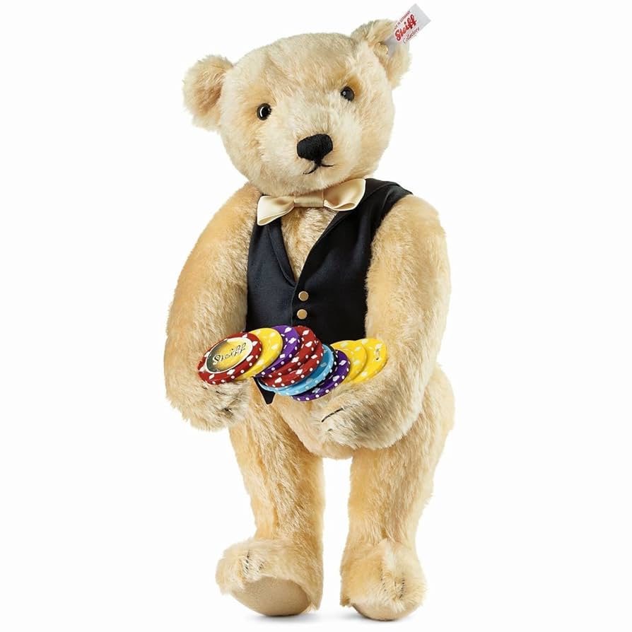 Amazon.com: Steiff Croupier Teddy Bear : Toys & Games
