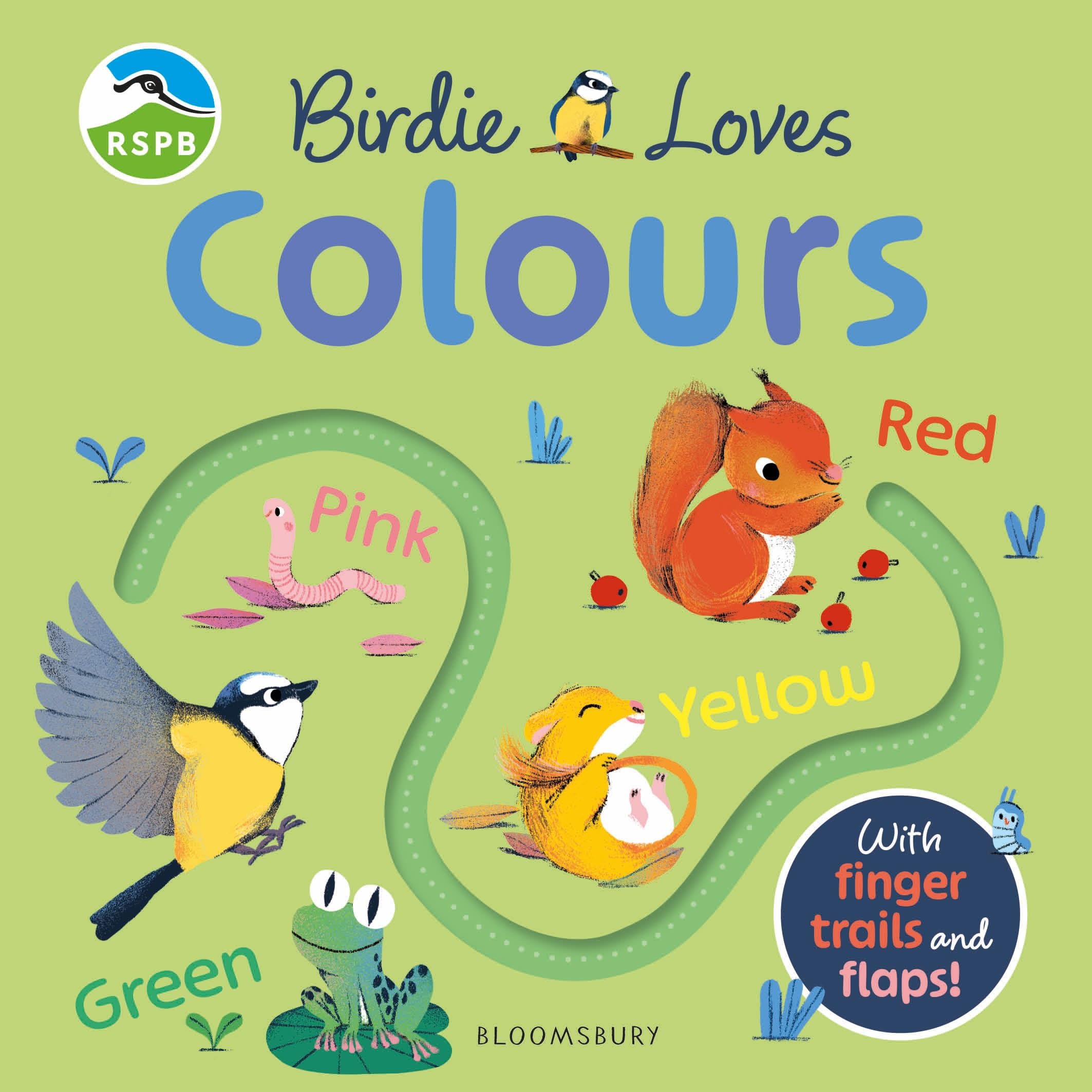 RSPB Birdie Loves Colours: With finger trails and lift-the-flap surprises!