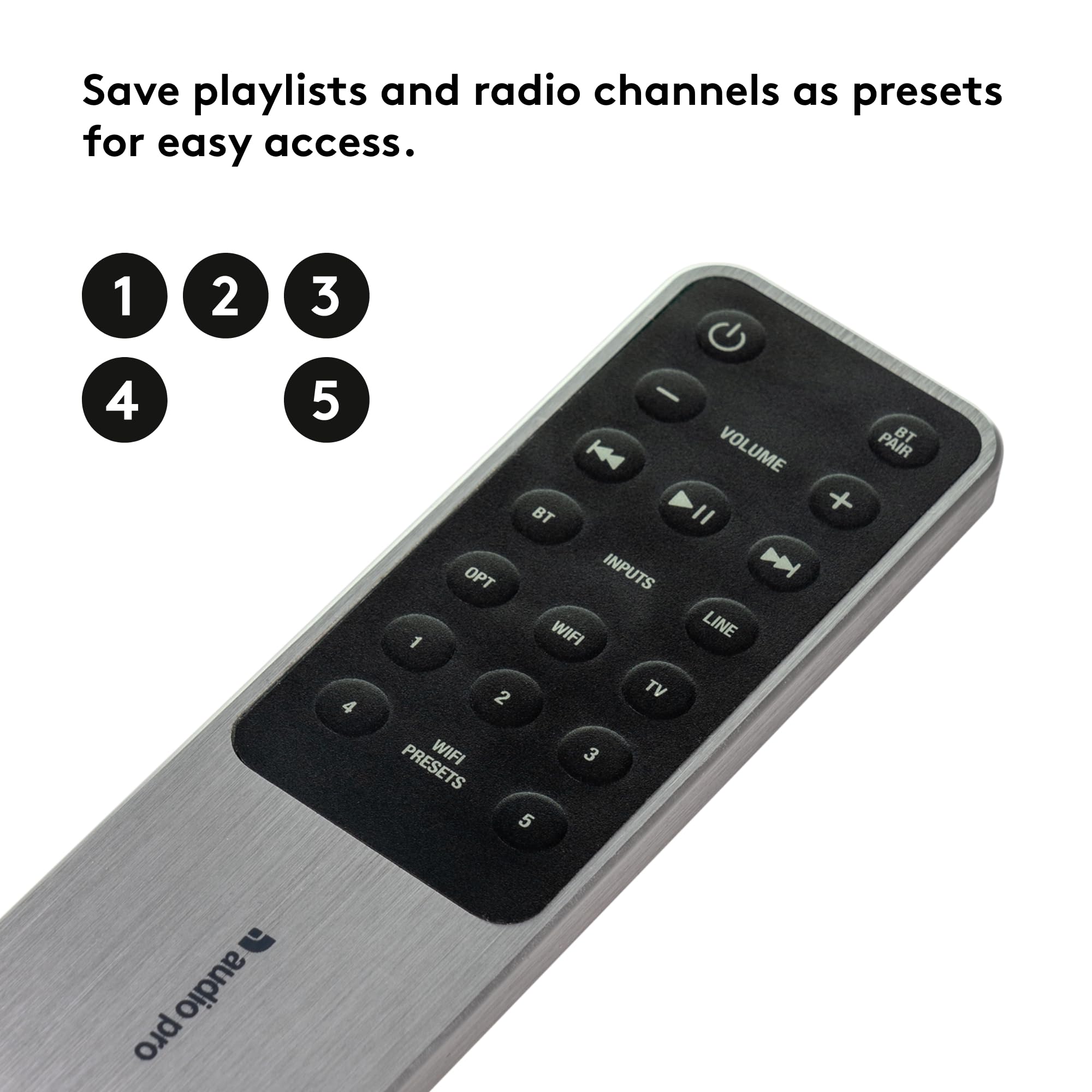 Audio Pro - Enceintes TV A48 - Streaming et Multiroom, 2 Amplificateurs 130W pour Home Entertainment - HDMI Arc, WiFi, Bluetooth, Airplay 2, Chromecast - Blanc