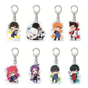 凪誠士郎　10個　キーホルダー Amazon.co.jp: キーホルダー ブルーロック キーチェーン 8枚