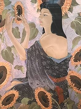 koronさま専用　工藤村正　「ひまわり」　シルクスクリーン　直筆サイン有り Amazon.co.jp: 工藤村正 「ひまわり」 シルクスクリーン 直筆