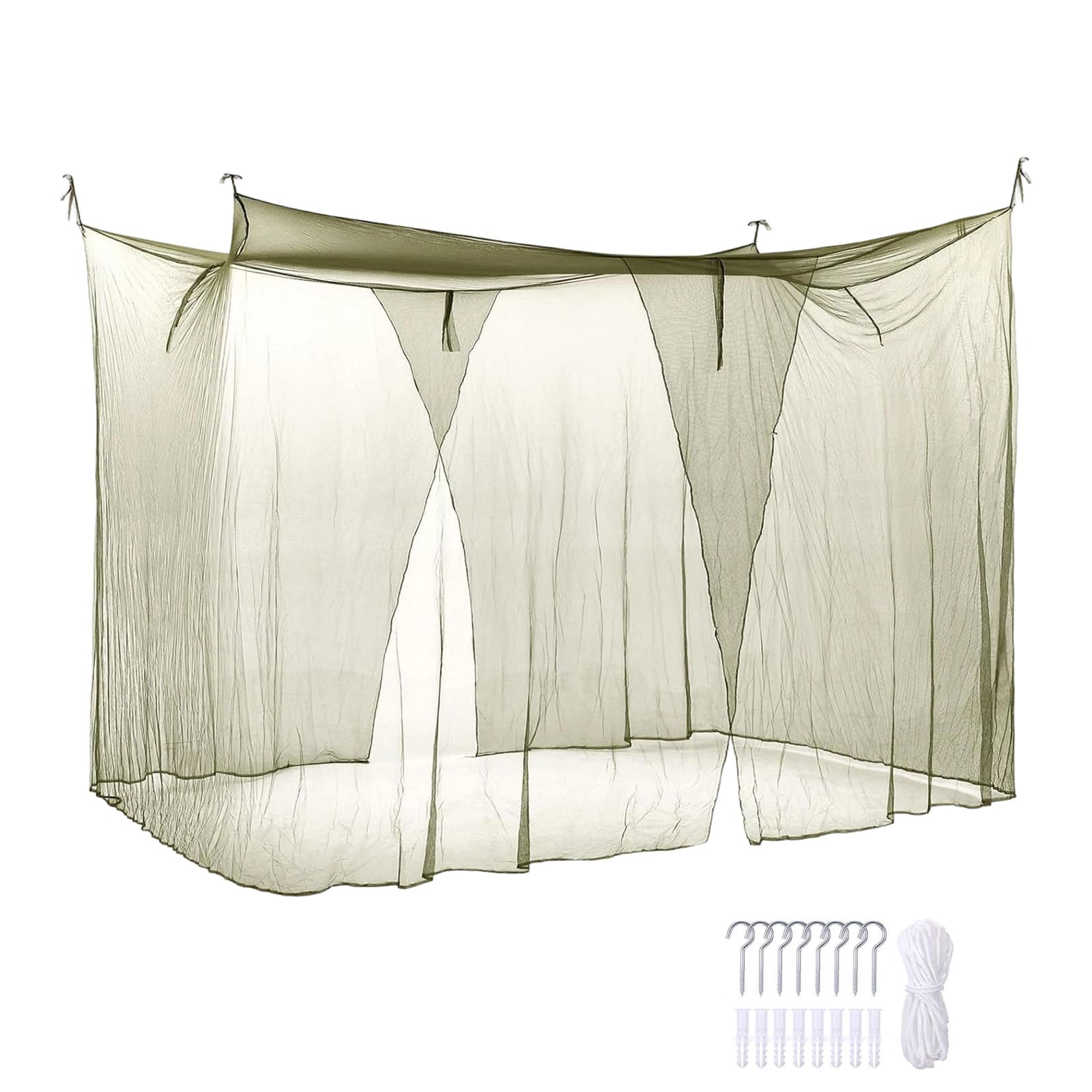 Culicid Net Large Outdoor Mosquitoes Netting Camping Tent Polyester Texture Suitable for Camping Picnics Outdoor Net