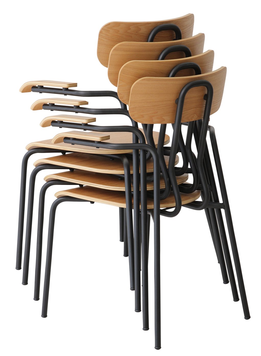 Amazon.co.jp: あずま工芸 クラッシエ アームチェア 幅54.5cm 【2脚