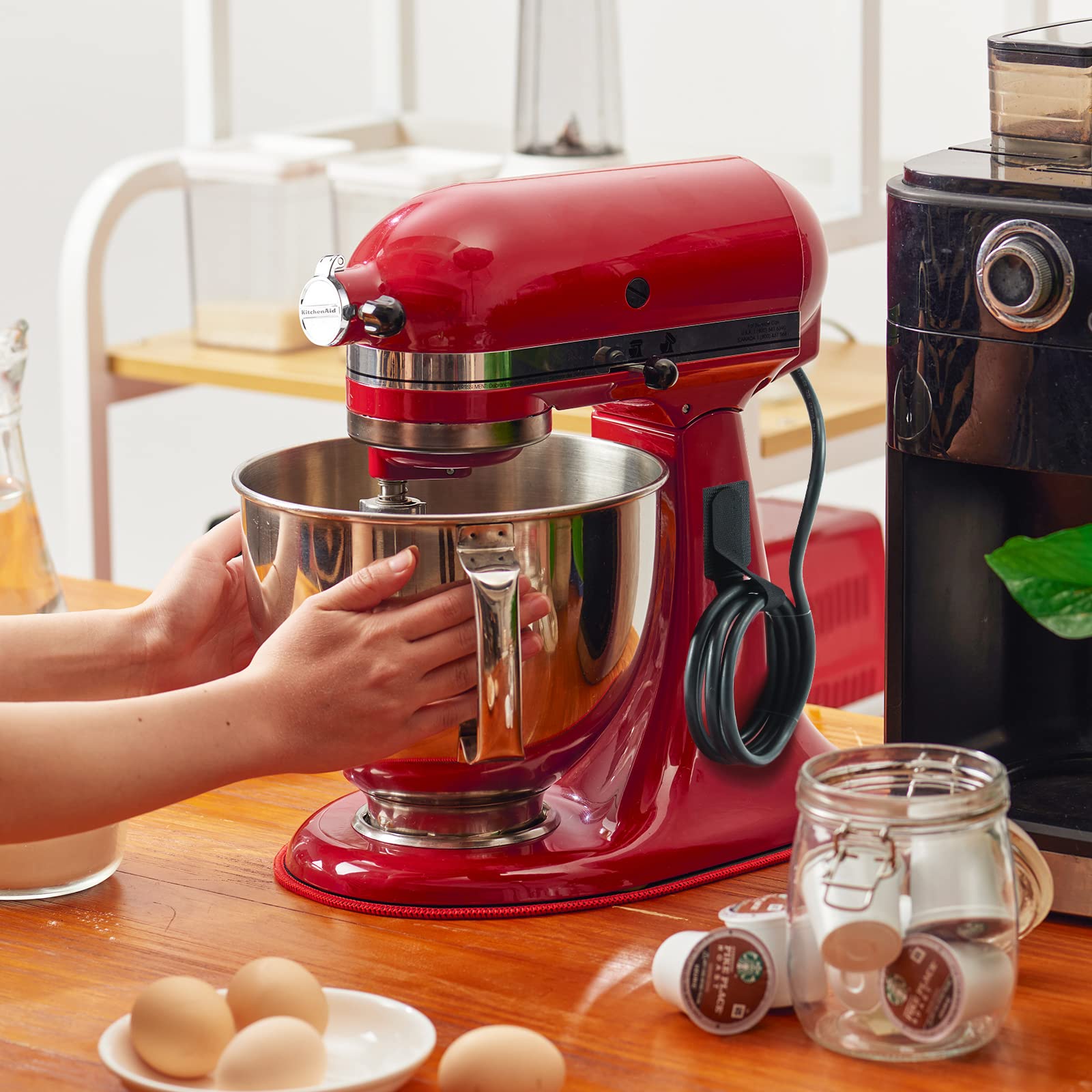 Cord Organizer for Appliances 6 Pack, SUITMAT Cable Organizer Cord