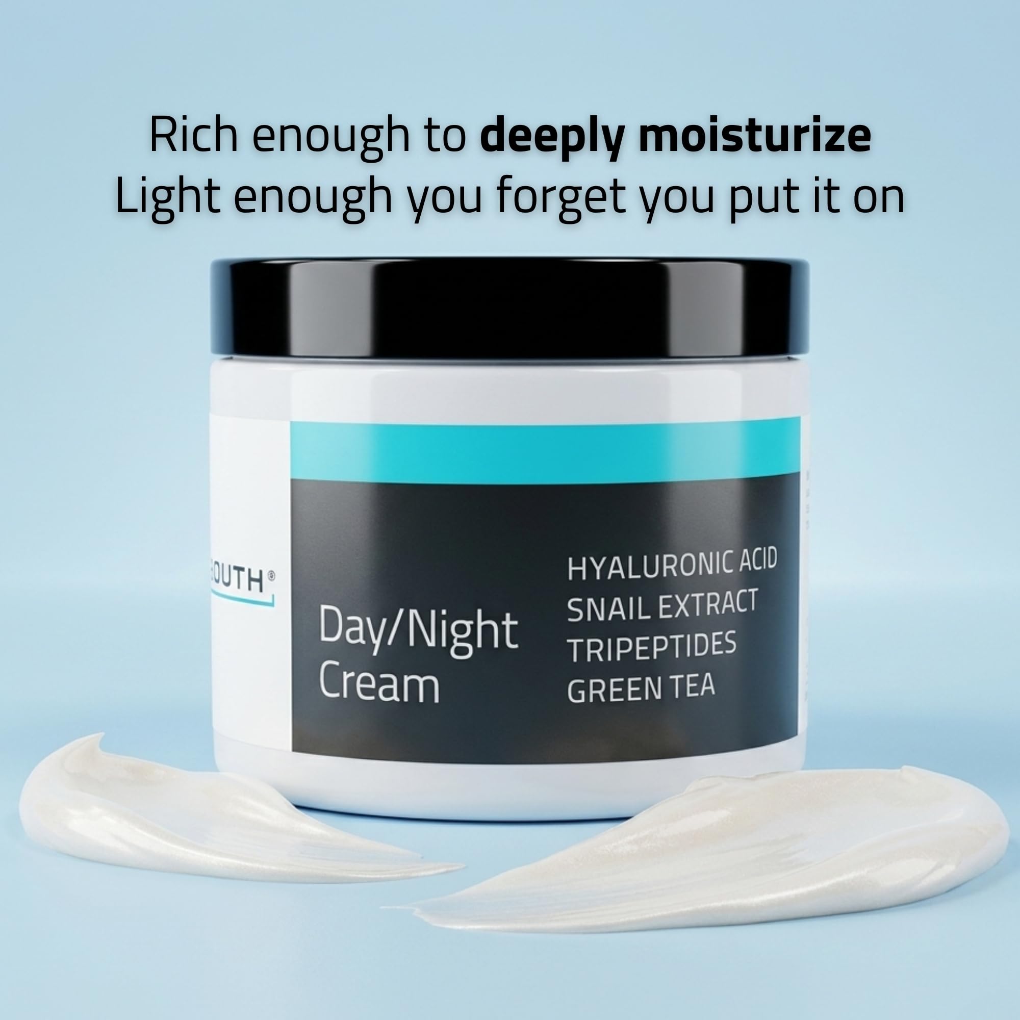 YEOUTH Day & Night Face Cream with Snail Mucin, Hyaluronic Acid & Tripeptides