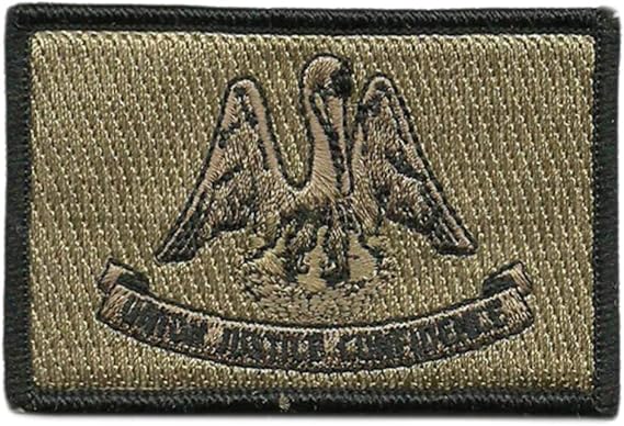 Gadsden and Culpeper Tactical State Patch - Louisiana - View Colors