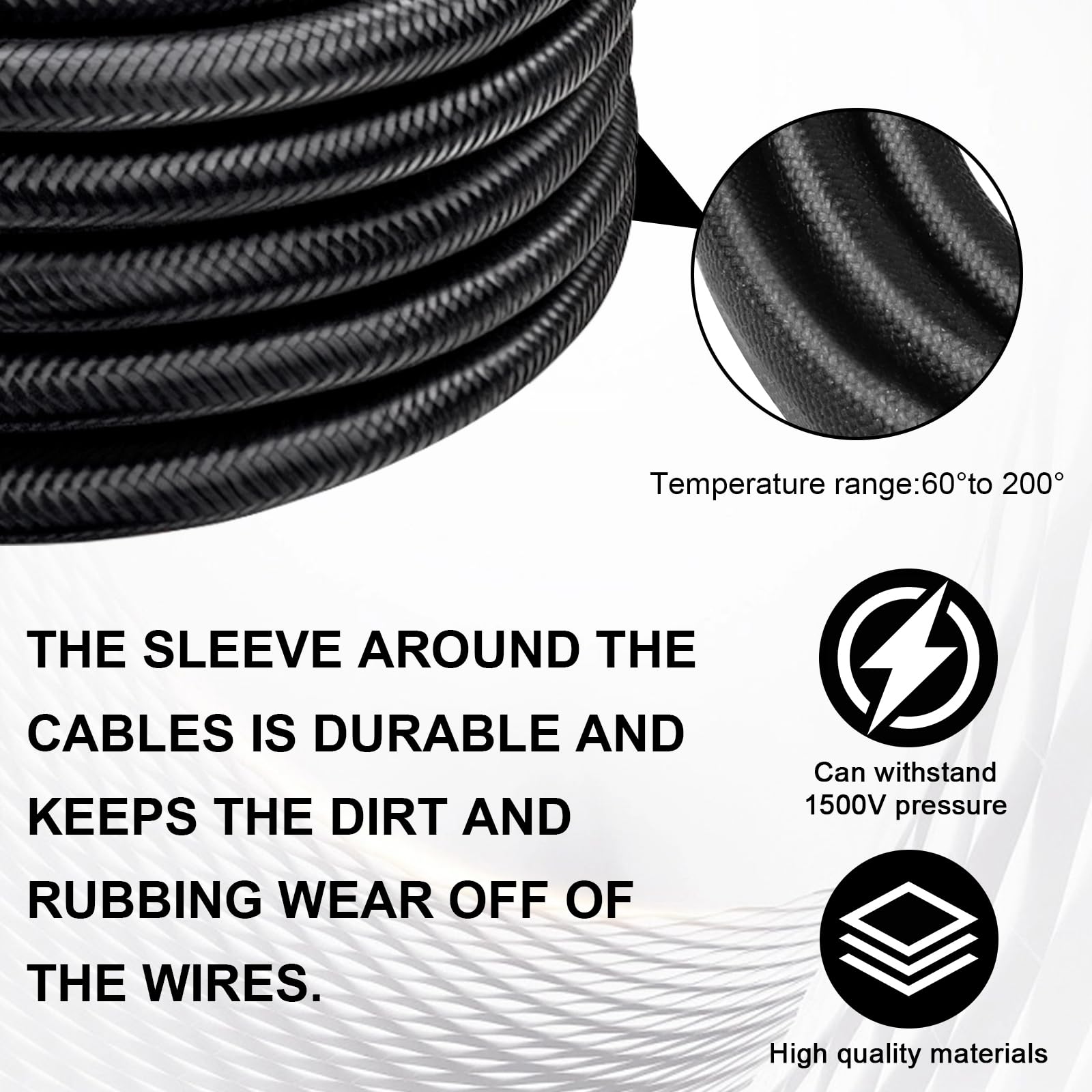 XRDS -RF Filo di rame stagnato da 8 AWG con connettori Anderson da 50 A, 3 m, cavo di prolunga per batteria resistente per pannelli solari, inverter e applicazioni camper