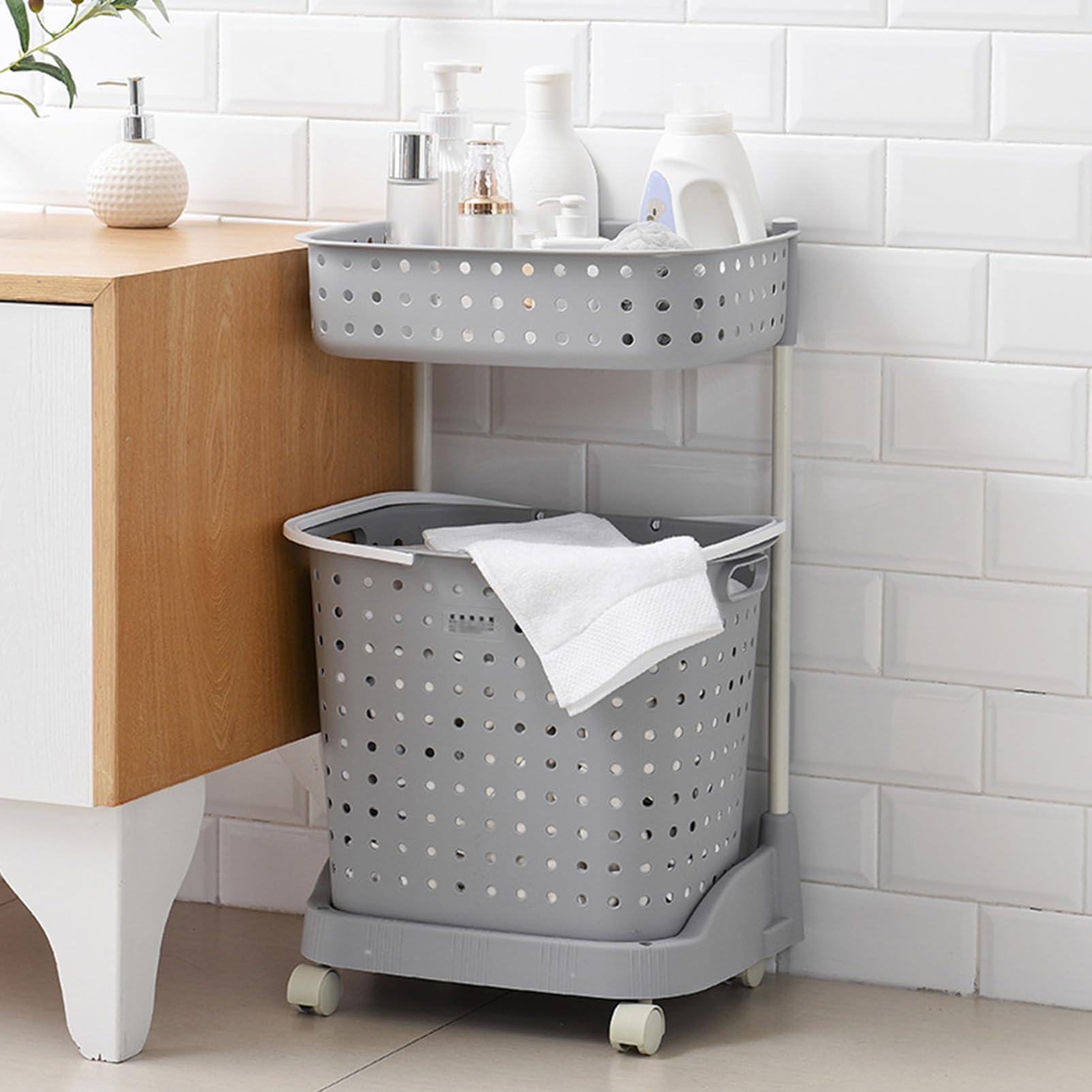 Dirty Clothes Basket Laundry Bucket, Dirty Clothes Storage Basket, Home Put Clothes Basket, Bathroom Shelf, Bathroom Clothes Bucket
