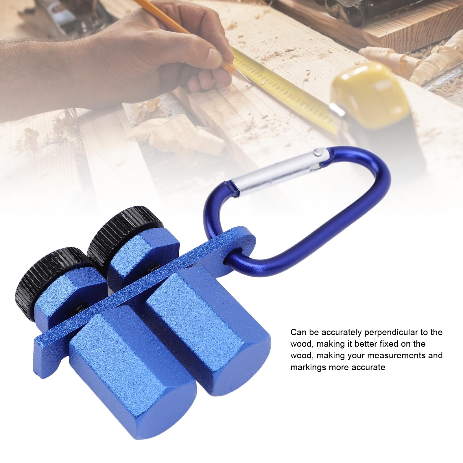 Tall Stair Gauge, Strumento di layout in lega in metallo in lega di alluminio con rafter e supporto, arresto quadrato non di slittamento per inquadratura quadrata