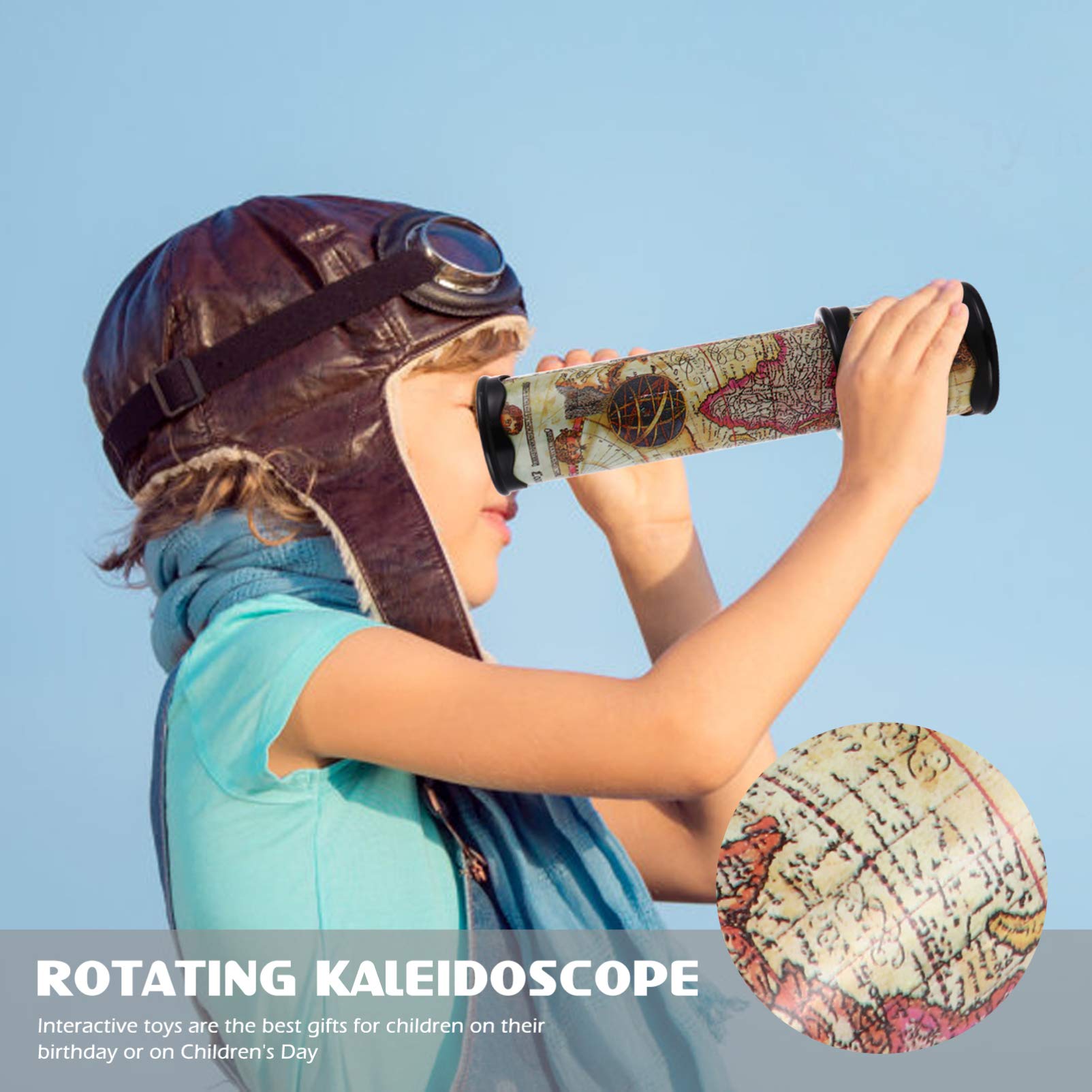 Totority 1Pc Kaleidoscope for Creative Parent Interactive Educational Design Promotes Vision and Hand Eye Coordination Compact for Easy Grasping