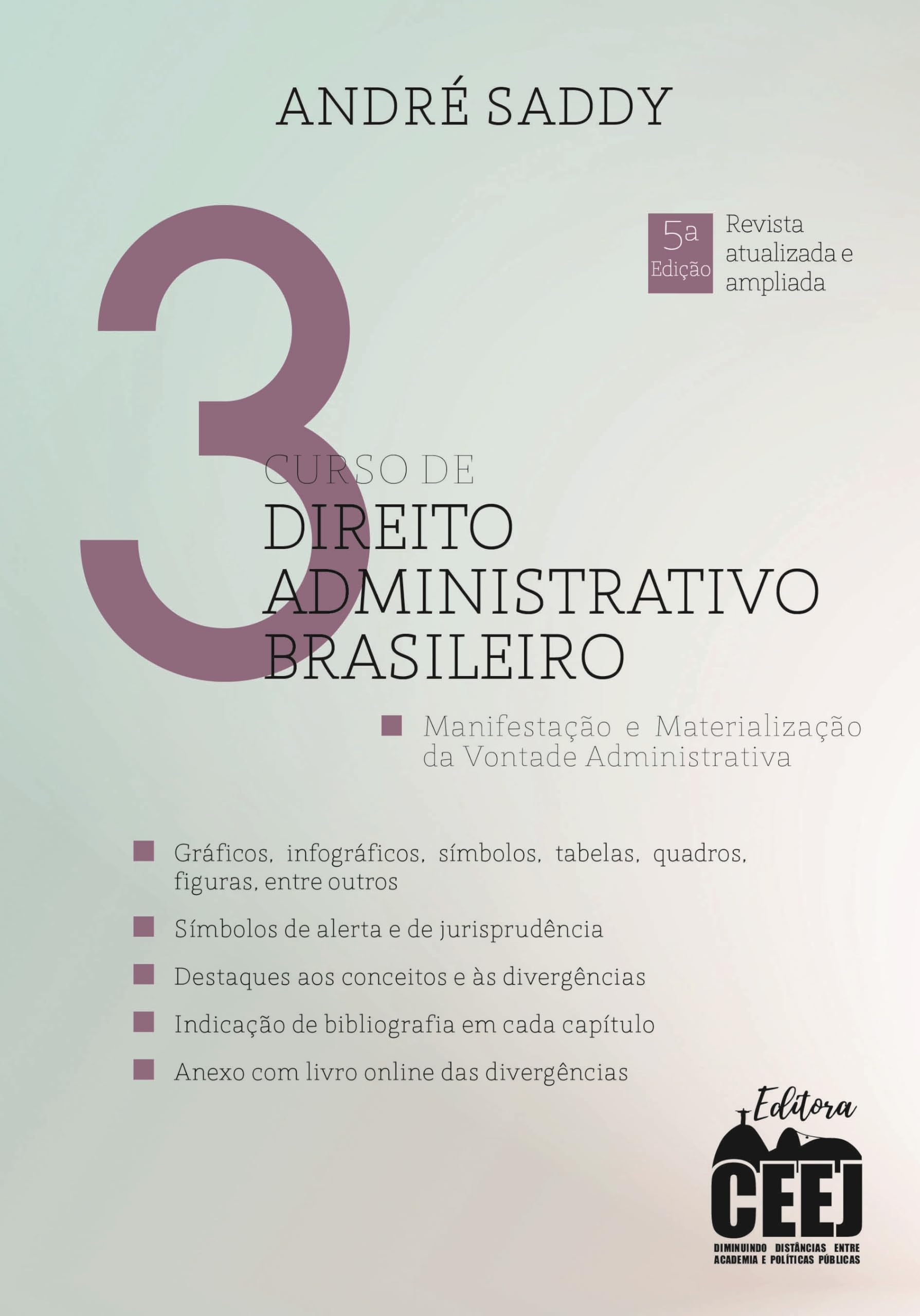 Capa de Curso de Direito Administrativo Brasileiro - Volume 3 - 5. ed.