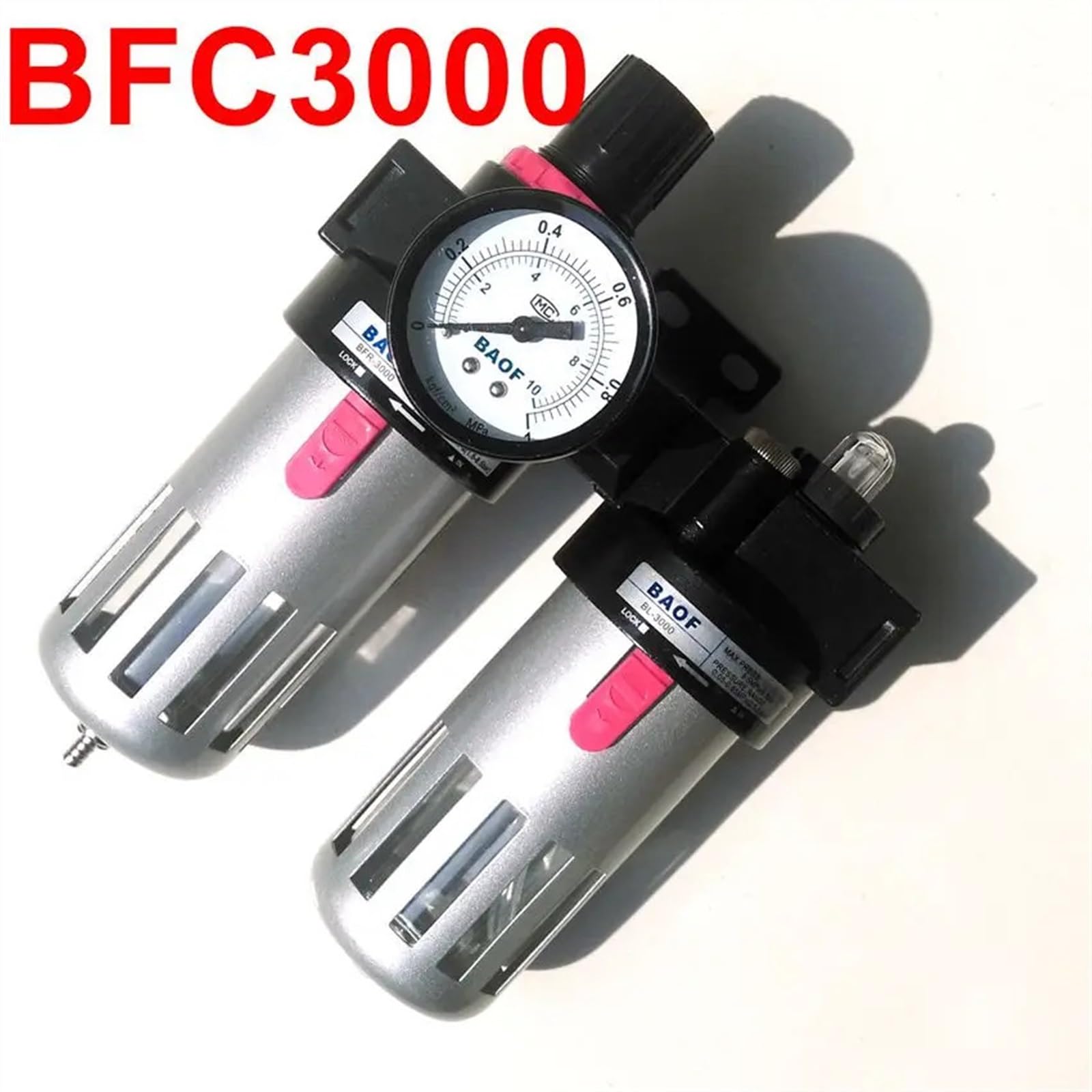Combinaciones del lubricador del regulador del filtro de aire BFC3000 rosca del puerto de 3/8"