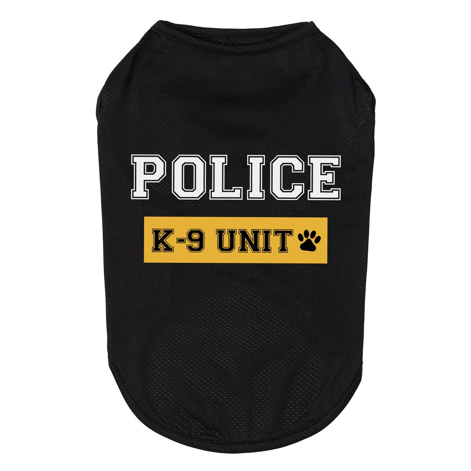 Pet Dog Cat Clothes Tee Shirts Police Dog T-Shirt,Dog T Shirt Small Puppy Dog Clothes Tshirts for Dogs Boy(Medium, Black)