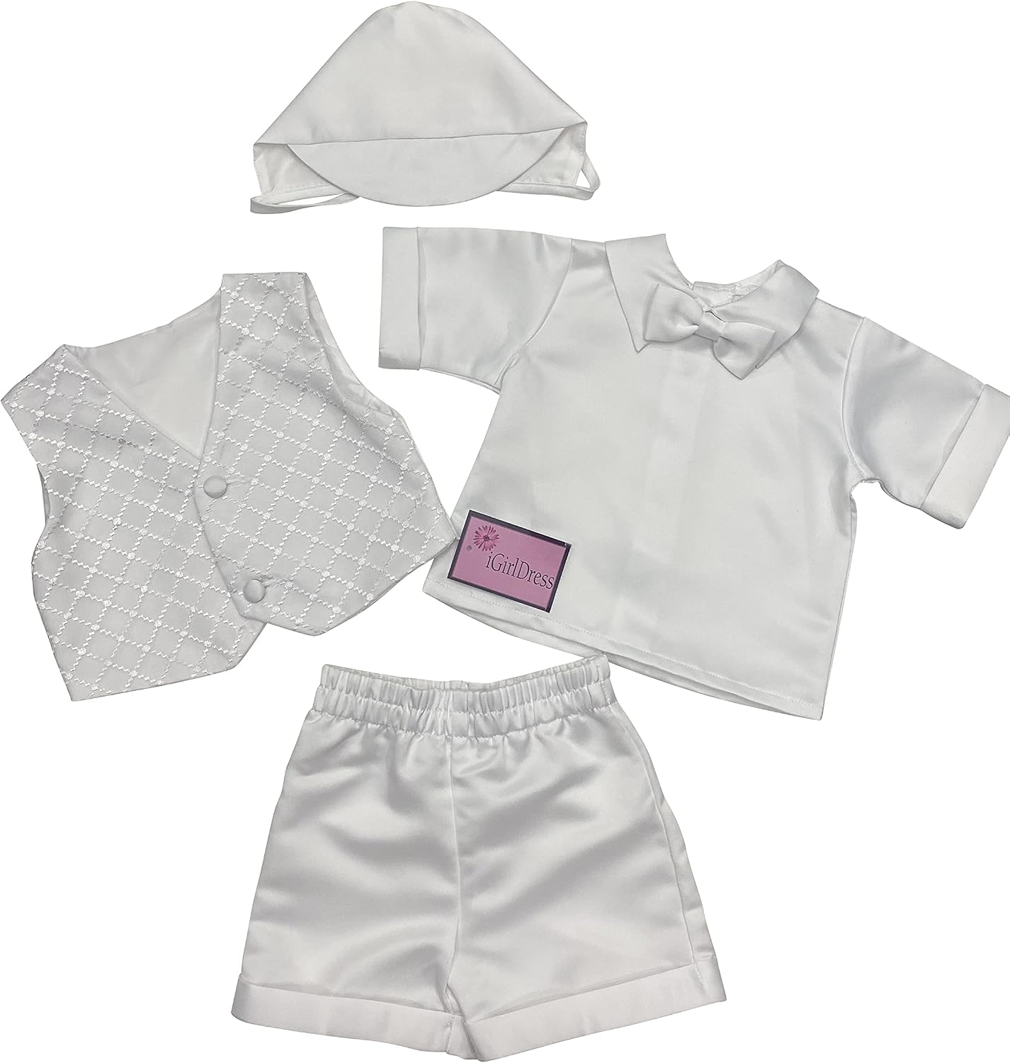 iGirlDress Baby Toddler Boys Christening Short Sleeve Set Infant-4T