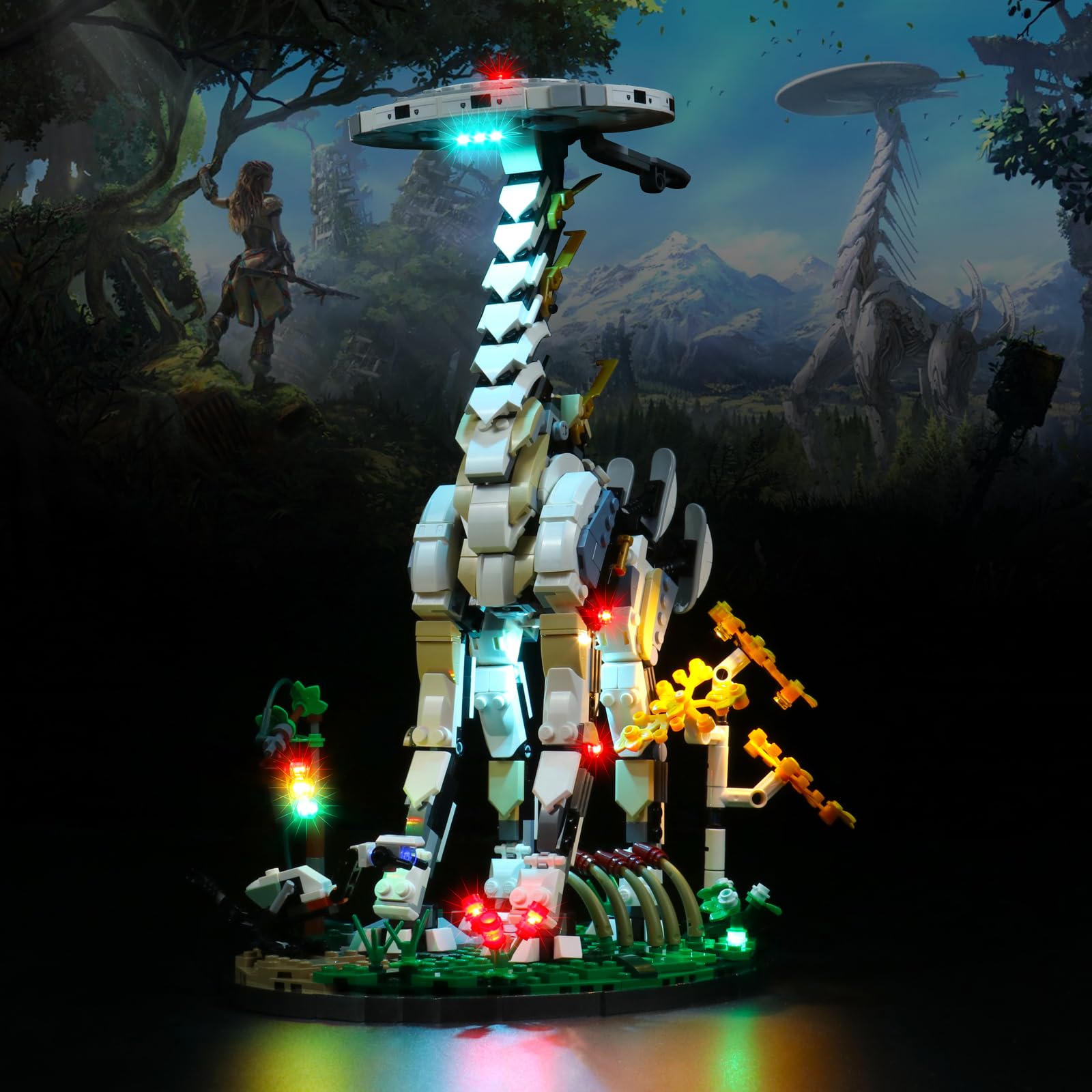 LED Light Kit for Lego 76989 Horizon Forbidden West: Tallneck, Light Kit ONLY, Lego Model is NOT Included (Standard)