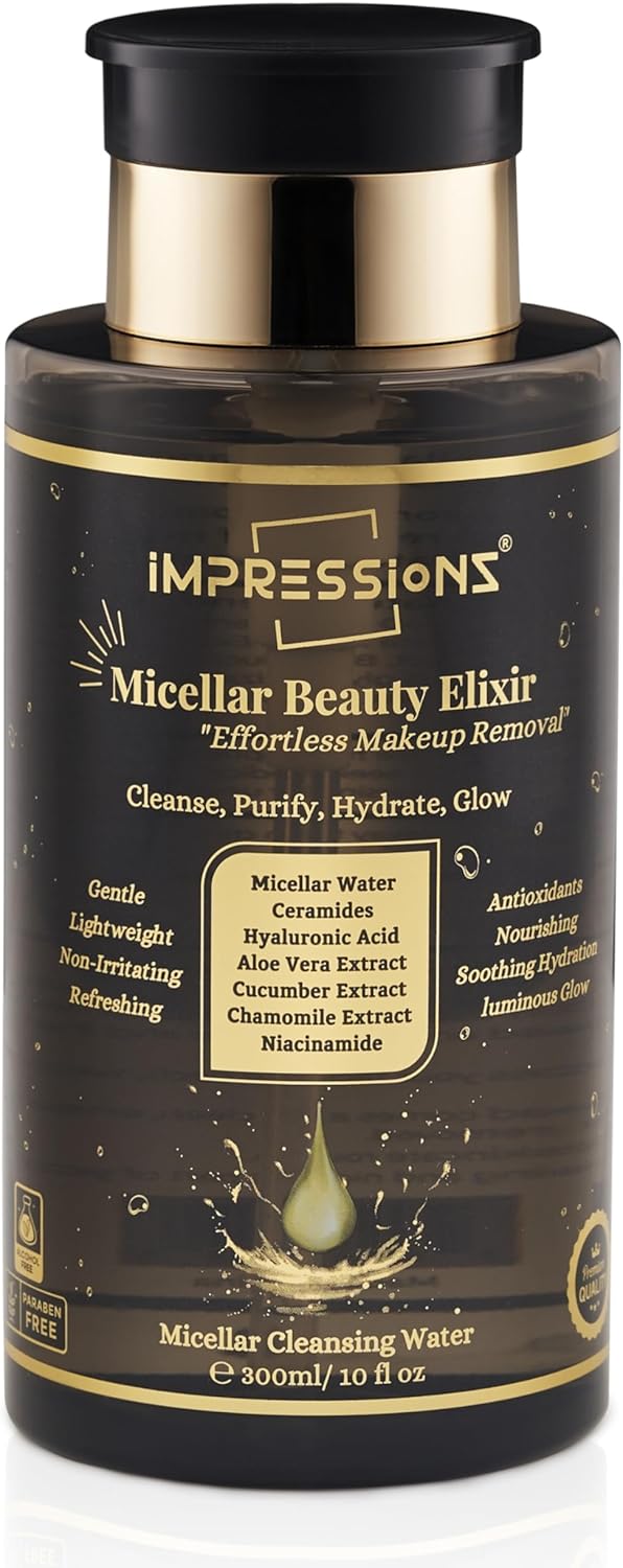 Micellar Water Effortless Makeup Remover – Gentle, Non-Sticky, Hypoallergenic Cleansing Water for All Skin Types – Fragrance-Free, Quick & Convenient for Face & Eyes, Hydrates & Soothes Micellar Water Effortless Makeup Remover – Gentle, Non-Sticky, Hypoallergenic Cleansing Water for All Skin Types – Fragrance-Free, Quick & Convenient for Face & Eyes, Hydrates & Soothes