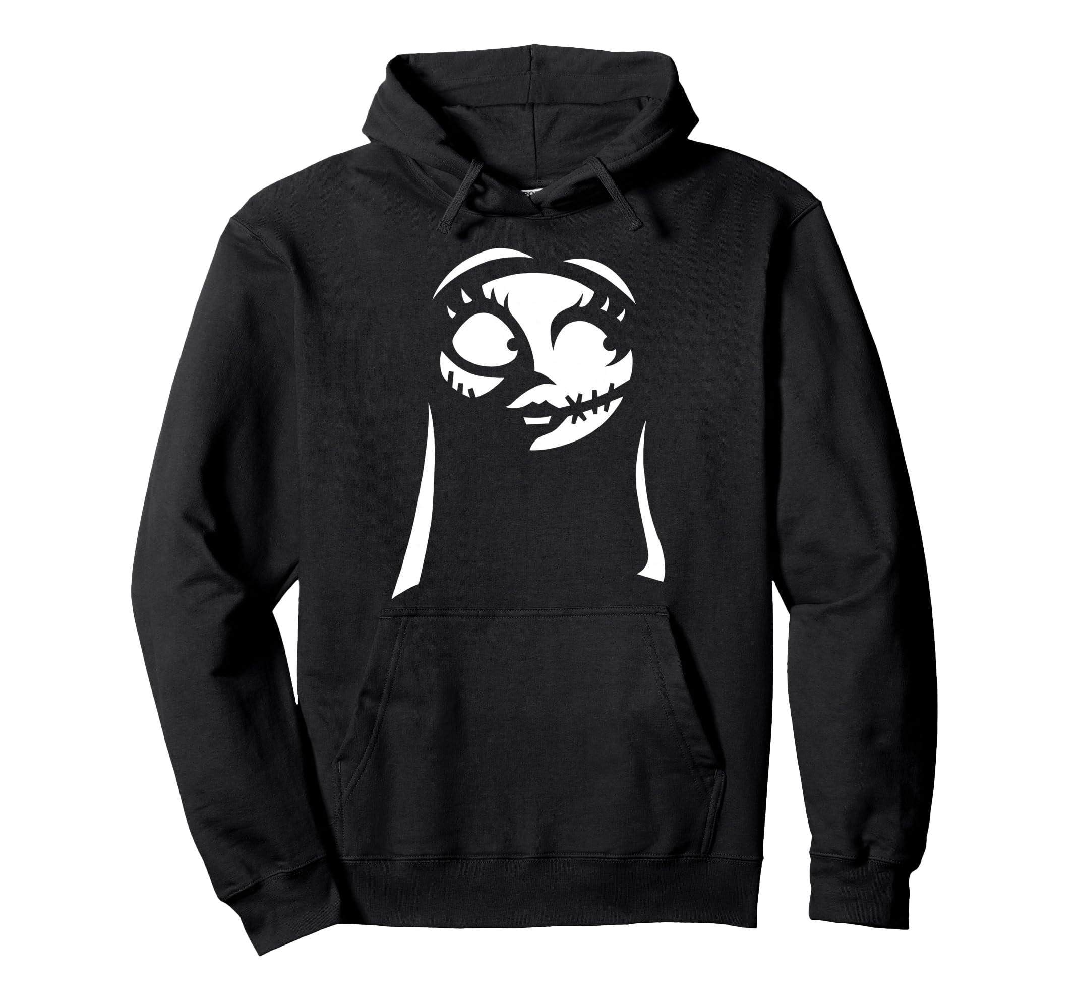 Disney The Nightmare Before Christmas Sally Big Face Pullover Hoodie