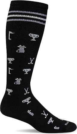 Medical Compression Hosiery Sockwell Men's Bart Compression Socks - Moderate Graduated Support In Bark Color L/XL Compression Socks 15-20 Mmhg