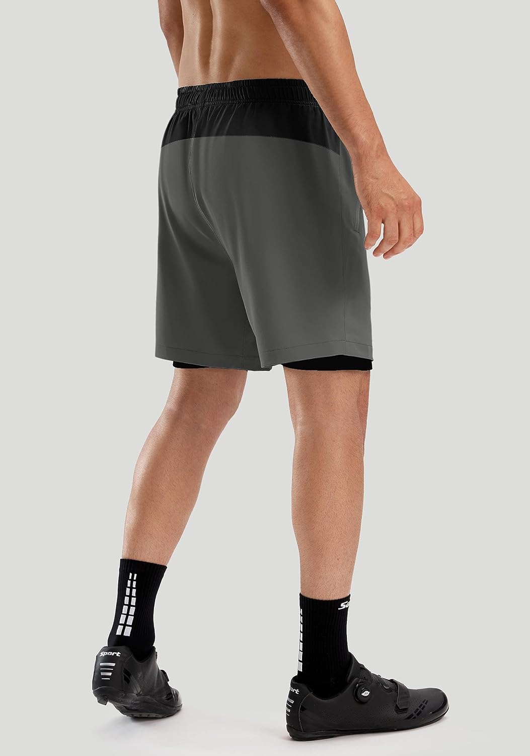 Bikewa Men's Mountain Bike Shorts 3D Padded Loose-fit Riding Biking Cycling Bicycle Biker Shorts for Men Zipper Pockets - Image 3