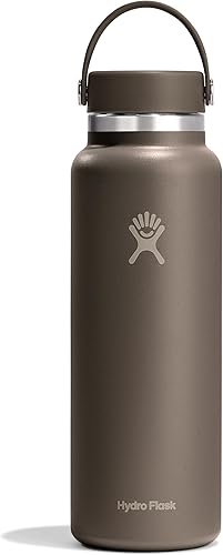 Miniatura 28 de Hydro Flask - Botella de agua de acero inoxidable aislada - Boca ancha con tapa flexible, sin derrame, a prueba de fugas y recargable de 40 oz