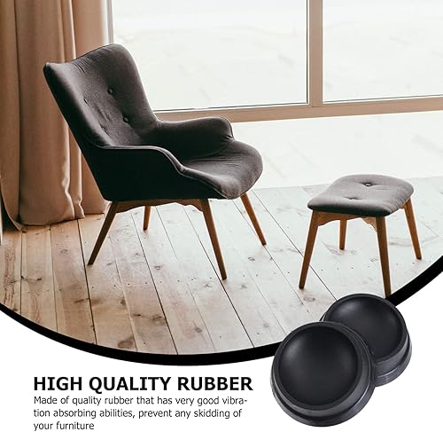 Miniatura 7 de Tapón de rueda para muebles, protector de suelo para cama de bebé, almohadilla de rueda para muebles, almohadilla para patas de muebles, tapón de