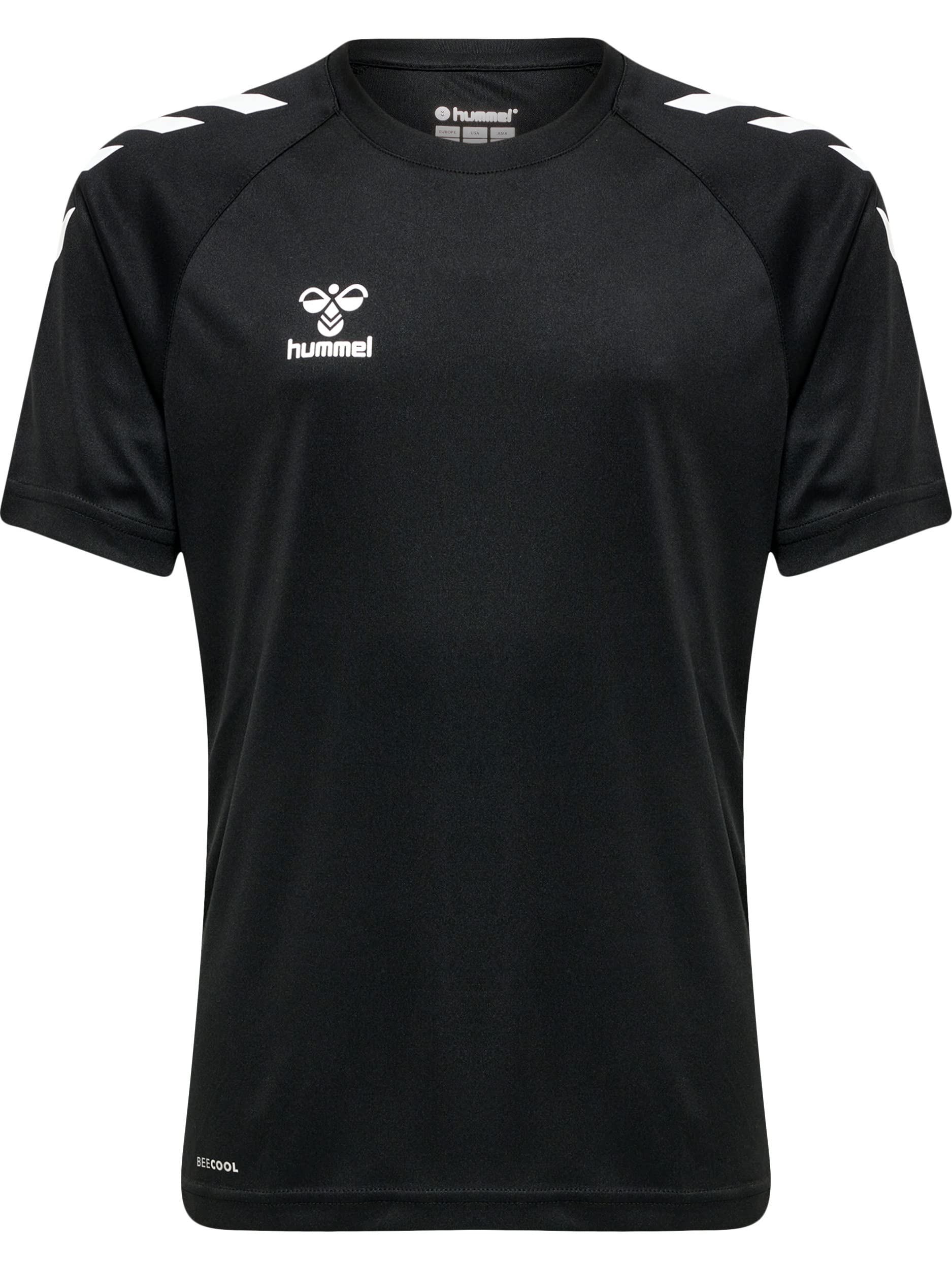 hummel Kids Core Training Poly T-Shirt Junior Black 7-8 Years