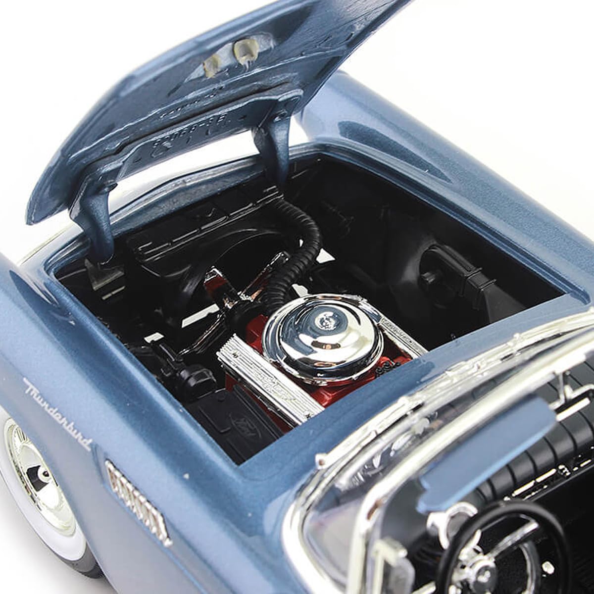 1957 Ford Thunderbird 1:18 Yat Ming Azul | Amazon.com.br