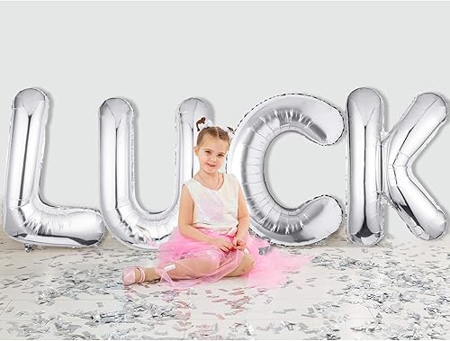 Miniatura 3 de Globos de letras de 40 pulgadas, globos plateados individuales de la letra S, globo de aluminio para colgar, película de aluminio para baby shower,