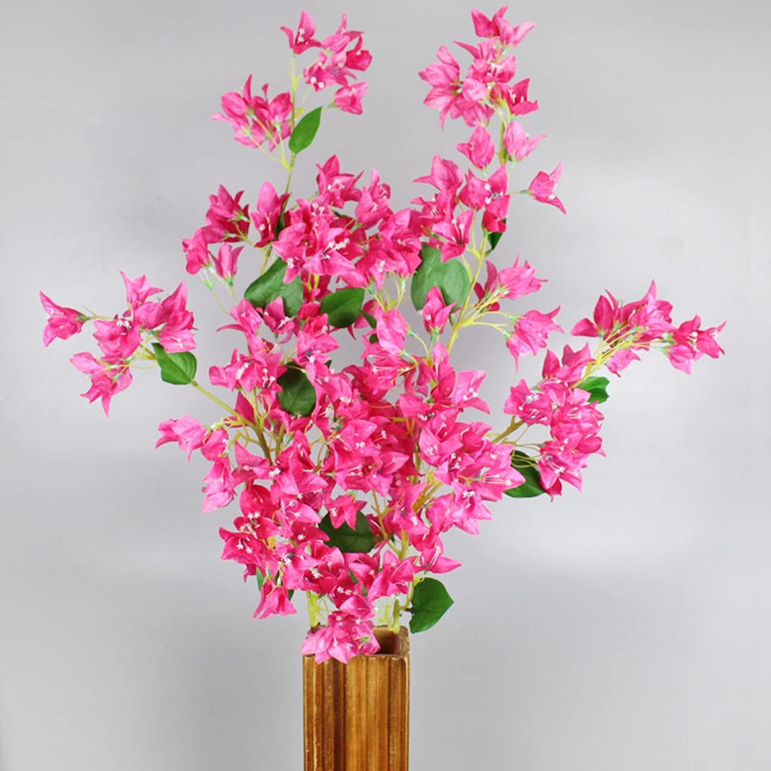 RWUDV Artificial Flowers Silk Bougainvillea Branches Faux Bougainvillea