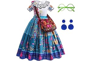 Encanto Mirabel Dress for Girls, Halloween Costume Gift for Children