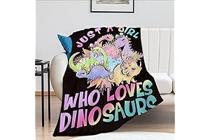 Just a Girl Who Loves Dinosaurs Blanket: Express Yourself with Cuteness and Comfort