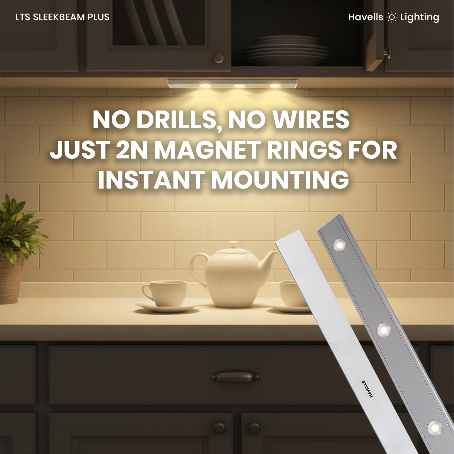 Havells Rechargeable Cabinet Light - Motion Sensor -4