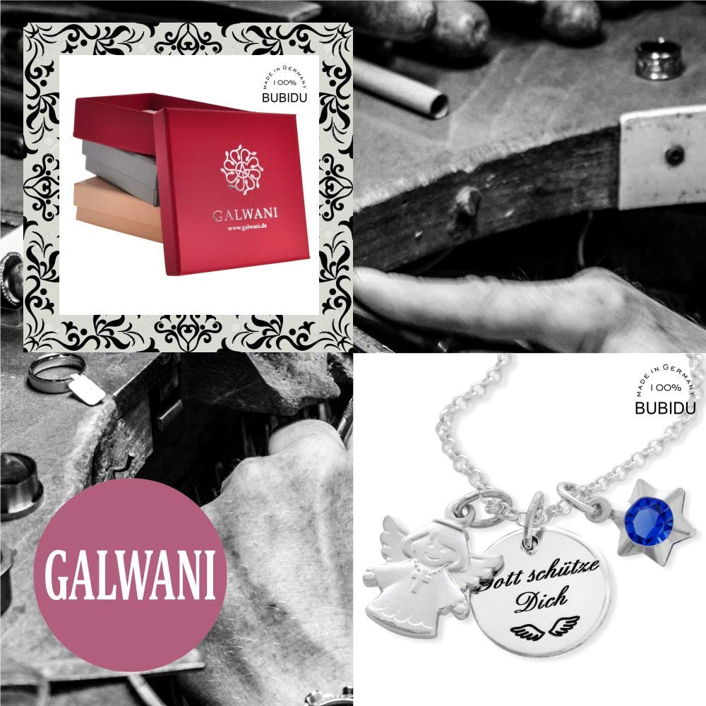Taufkette Junge Engel Gravur Silber Taufschmuck Schutzengel Engelschmuck Kinderschmuck Gravur Geburt Taufe Kommunion Taufspruch Sterlingsilber | HANDMADE IN GERMANY