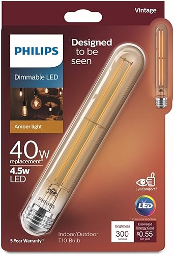 LED DIM T10 E26 40W AWW