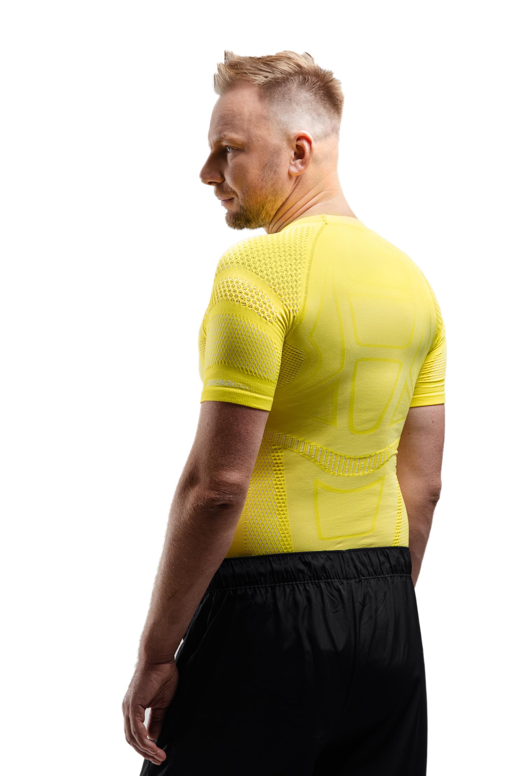 Sportswear Herren Rashguard Kurzarm Kompression Base Layer Athletic Unterhemd Gear Workout T-Shirt