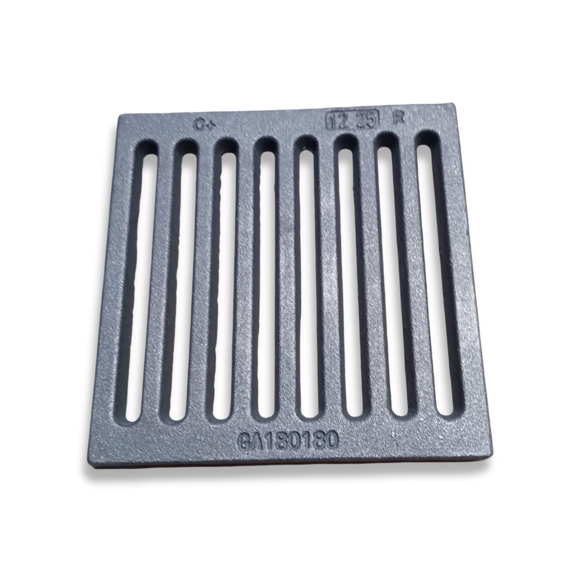 18 x 18 x 1 cm – Rejilla de hierro fundido para recoger cenizas | apta para chimeneas y estufas | Resistente | Diseño moderno | 100% hierro fundido calidad LUNAWAY