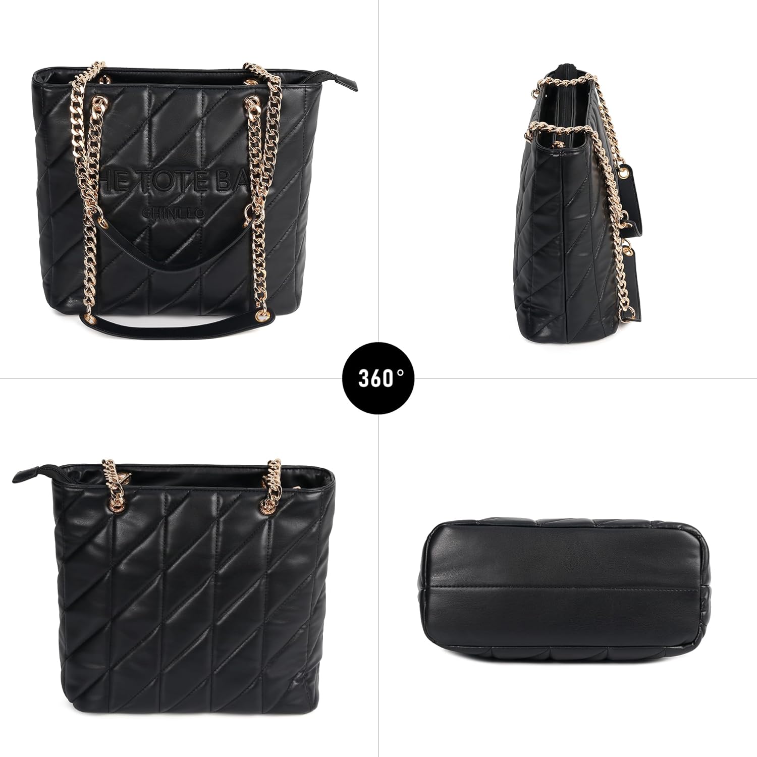 Tote Bag for Women, Medium Top Handle Handbags Purse - Image 5