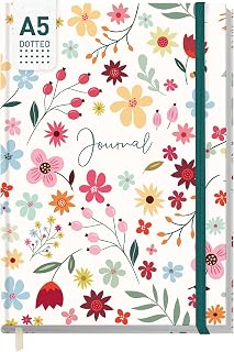 Häfft paper&you® dotted Journal A5 - Notizbuch gepunktet "Wild Flower"