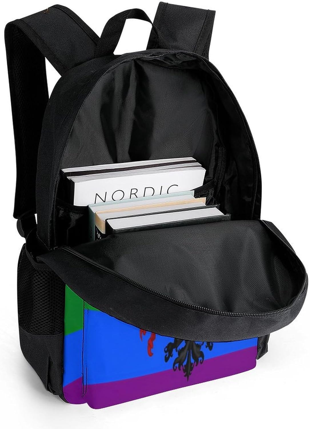 LGBT Proud Holy Roman Emperor Flag Backpack Lightweight Backpacks Work Bag