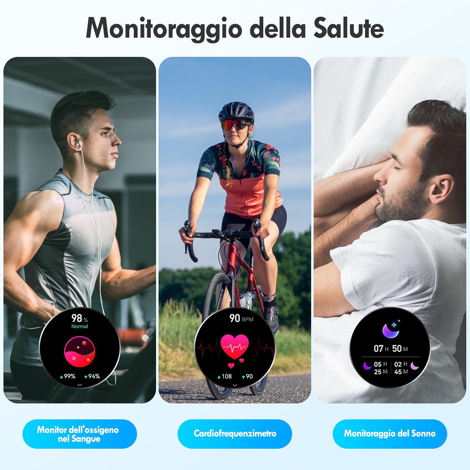 AVUMDA Smartwatch Orologio Uomo Donna Chiamata, 1.43 AMOLED Smart Watch Sportive Impermeabile con Contapassi Cardiofrequenzimetro SpO2 Sonno Notifiche Messaggi per iOS Android