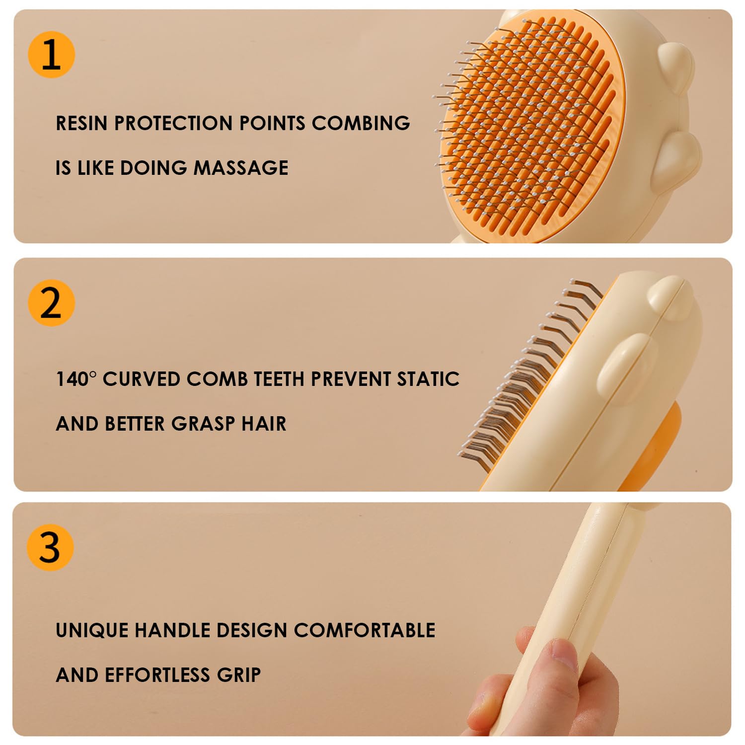 1 Morceau De Crête De Chat Et 1 Morceau De Restes De Cheveux, Combattants De Cheveux pour Animaux De Compagnie, Soins pour Animaux De Compagnie, Brosses À Brosses en Animaux Domestiques.