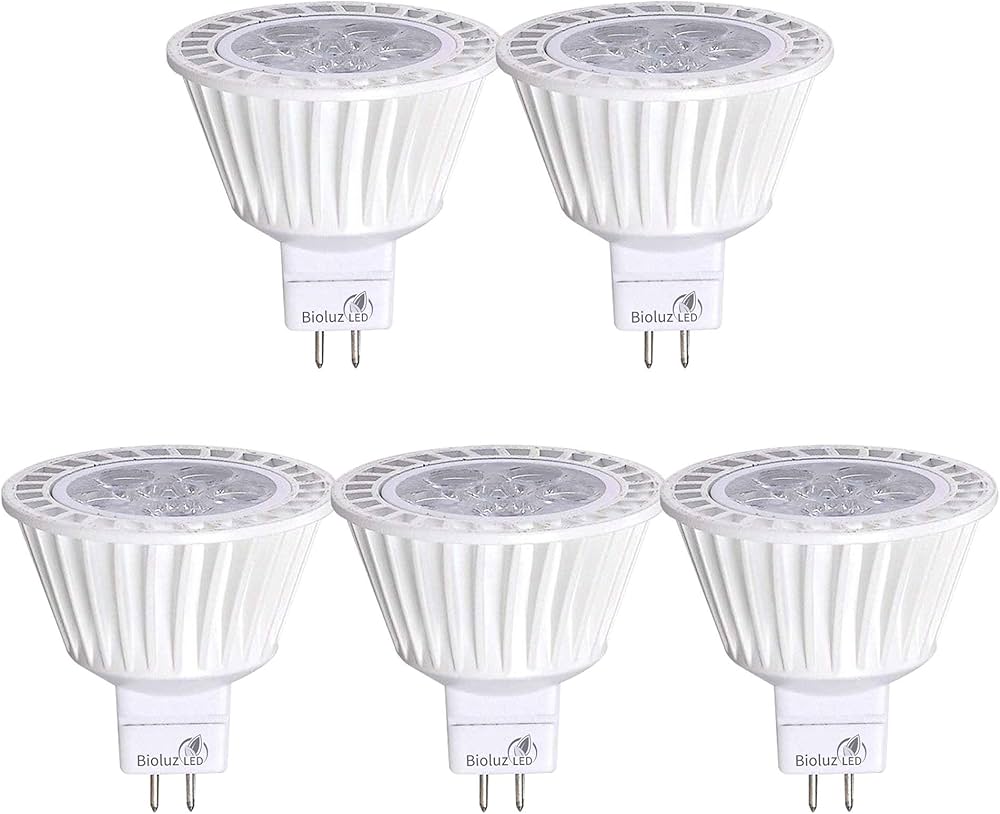 6-Pack Bioluz LED MR16 LED Bulb 50W Halogen Non