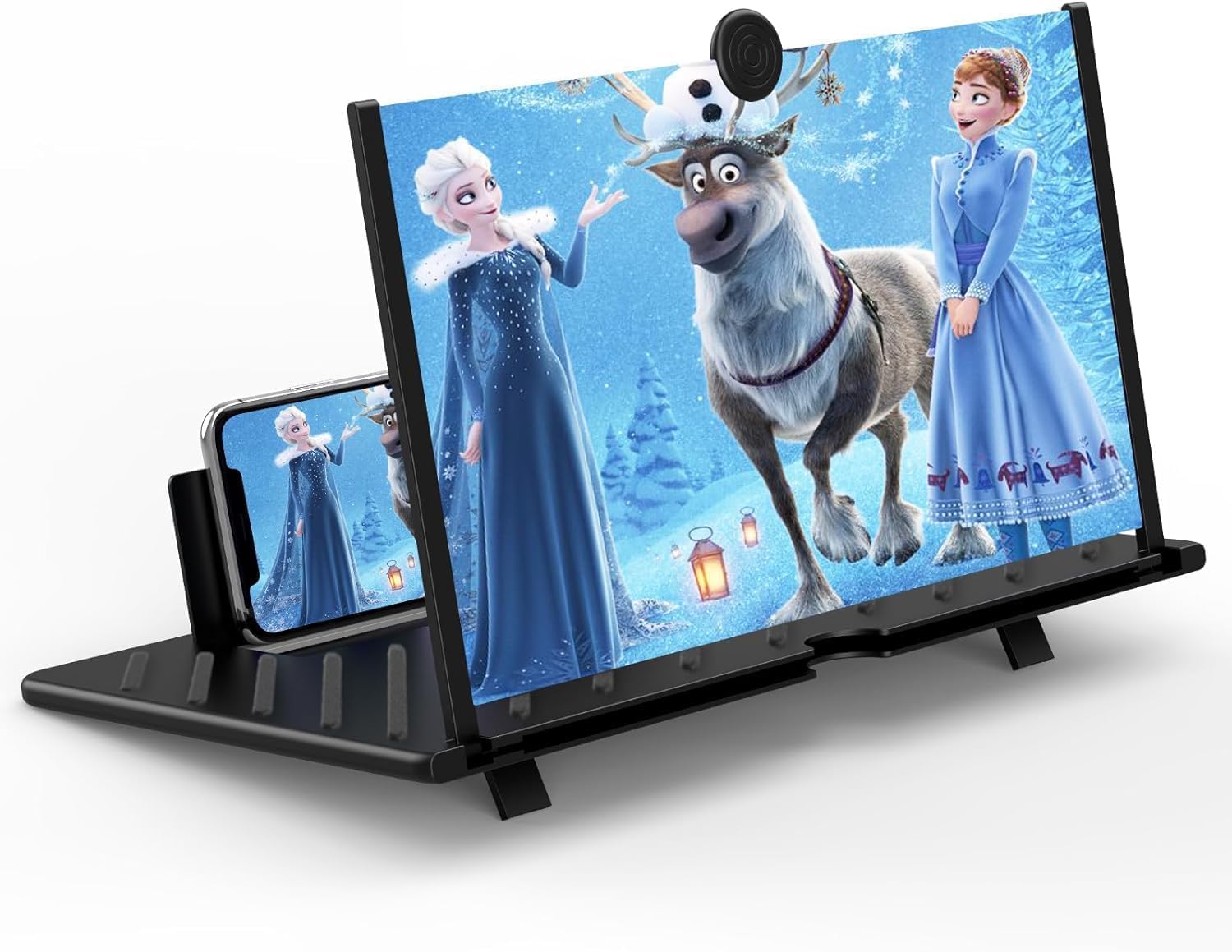 3D HD Screen Magnifier & Phone Holder – Screen Expander and Amplifier for All Smartphones with Eye Protection