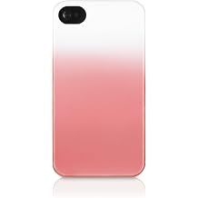 XtremeMac Microshield IPP-MF4S-33 Phone Cover with Fade Design for iPhone 4/4S Coral/White