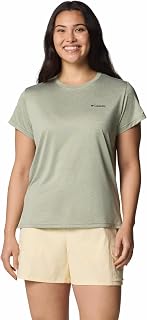 Columbia Women Omni-Wick BlueVista Hill Tshirt for Outdoor Lifestyle | Travel | Camping | Safari | Sweat Wicking