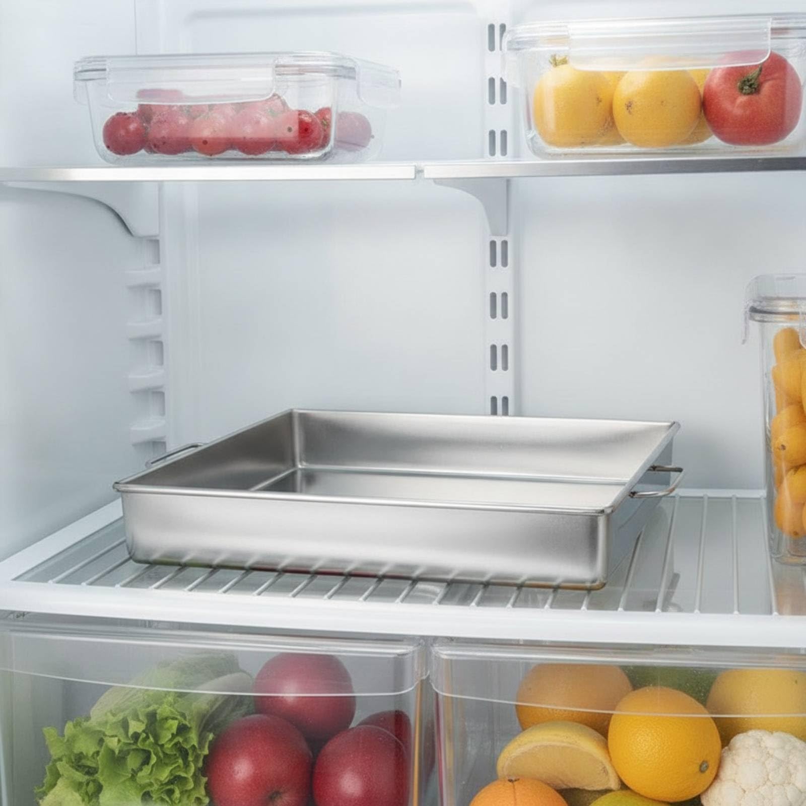 Bac Gastro avec Couvercle Alimentaire, 30 24 5cm