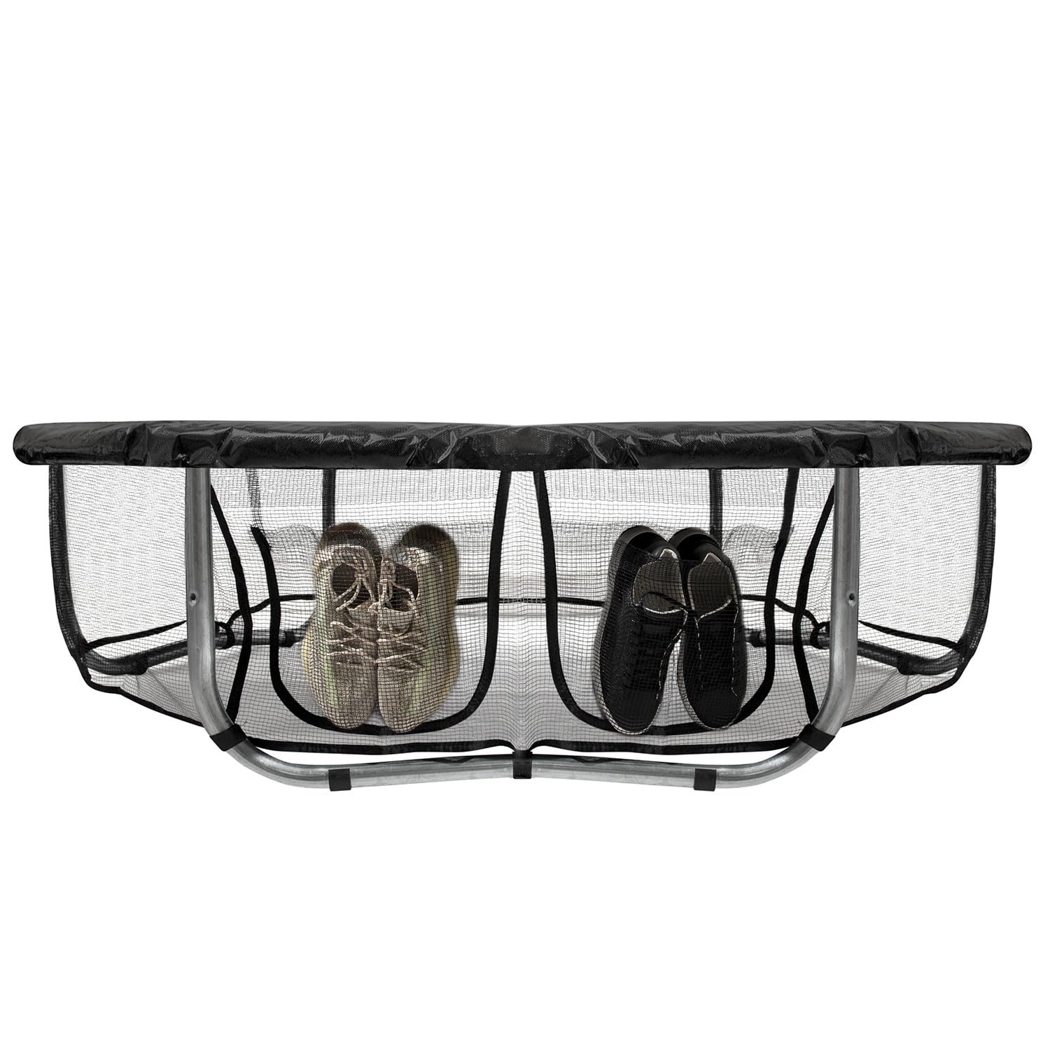 VirtuFit Jupe de trampoline avec compartiment de rangement - Filet de sécurité - 251 cm
